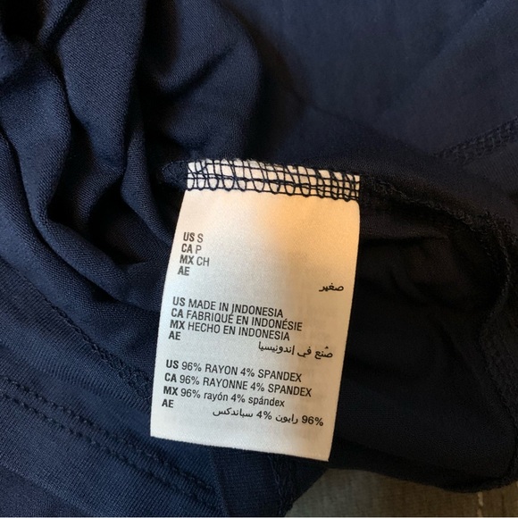 Style & Co Women's Industrial Blue Sleeveless Top - Picture 4 of 4